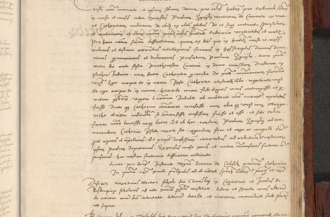 Zdjęcie nr 864 dla obiektu archiwalnego: In nomine Domini. Amen. Sub anno eiusdem Domini millesimo quingentesimo vigesimo, indicione octava, pontificatus sanctissimi in Christo patris et domini nostri domini Leonis divina providencia pape decimi moderni anno ad 19 Marcii durante septimo, acta actorum coram venerabili viro domino Thoma Rosznowski canonico et officiali generali Cracoviensi felicibus, sideribus continuantur atque exordium capiunt et Dii faveant ceptis