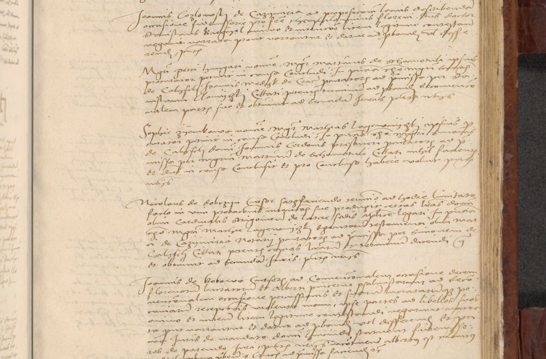 Zdjęcie nr 856 dla obiektu archiwalnego: In nomine Domini. Amen. Sub anno eiusdem Domini millesimo quingentesimo vigesimo, indicione octava, pontificatus sanctissimi in Christo patris et domini nostri domini Leonis divina providencia pape decimi moderni anno ad 19 Marcii durante septimo, acta actorum coram venerabili viro domino Thoma Rosznowski canonico et officiali generali Cracoviensi felicibus, sideribus continuantur atque exordium capiunt et Dii faveant ceptis
