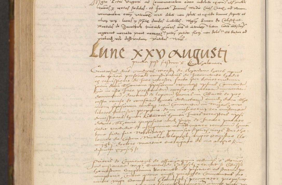 Zdjęcie nr 855 dla obiektu archiwalnego: In nomine Domini. Amen. Sub anno eiusdem Domini millesimo quingentesimo vigesimo, indicione octava, pontificatus sanctissimi in Christo patris et domini nostri domini Leonis divina providencia pape decimi moderni anno ad 19 Marcii durante septimo, acta actorum coram venerabili viro domino Thoma Rosznowski canonico et officiali generali Cracoviensi felicibus, sideribus continuantur atque exordium capiunt et Dii faveant ceptis