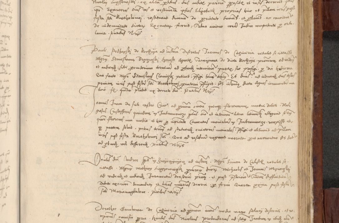 Zdjęcie nr 848 dla obiektu archiwalnego: In nomine Domini. Amen. Sub anno eiusdem Domini millesimo quingentesimo vigesimo, indicione octava, pontificatus sanctissimi in Christo patris et domini nostri domini Leonis divina providencia pape decimi moderni anno ad 19 Marcii durante septimo, acta actorum coram venerabili viro domino Thoma Rosznowski canonico et officiali generali Cracoviensi felicibus, sideribus continuantur atque exordium capiunt et Dii faveant ceptis