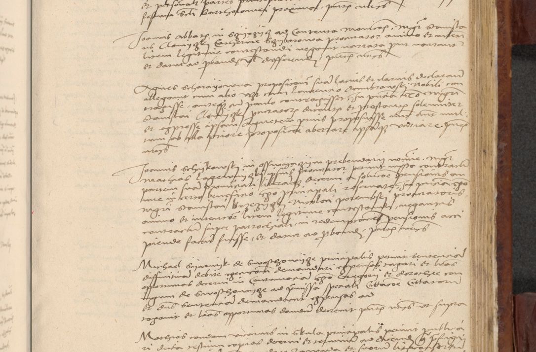 Zdjęcie nr 842 dla obiektu archiwalnego: In nomine Domini. Amen. Sub anno eiusdem Domini millesimo quingentesimo vigesimo, indicione octava, pontificatus sanctissimi in Christo patris et domini nostri domini Leonis divina providencia pape decimi moderni anno ad 19 Marcii durante septimo, acta actorum coram venerabili viro domino Thoma Rosznowski canonico et officiali generali Cracoviensi felicibus, sideribus continuantur atque exordium capiunt et Dii faveant ceptis