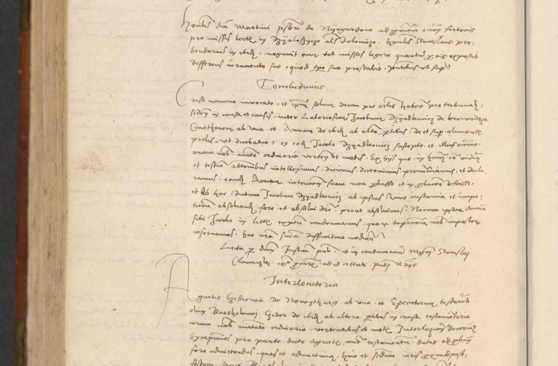 Zdjęcie nr 841 dla obiektu archiwalnego: In nomine Domini. Amen. Sub anno eiusdem Domini millesimo quingentesimo vigesimo, indicione octava, pontificatus sanctissimi in Christo patris et domini nostri domini Leonis divina providencia pape decimi moderni anno ad 19 Marcii durante septimo, acta actorum coram venerabili viro domino Thoma Rosznowski canonico et officiali generali Cracoviensi felicibus, sideribus continuantur atque exordium capiunt et Dii faveant ceptis