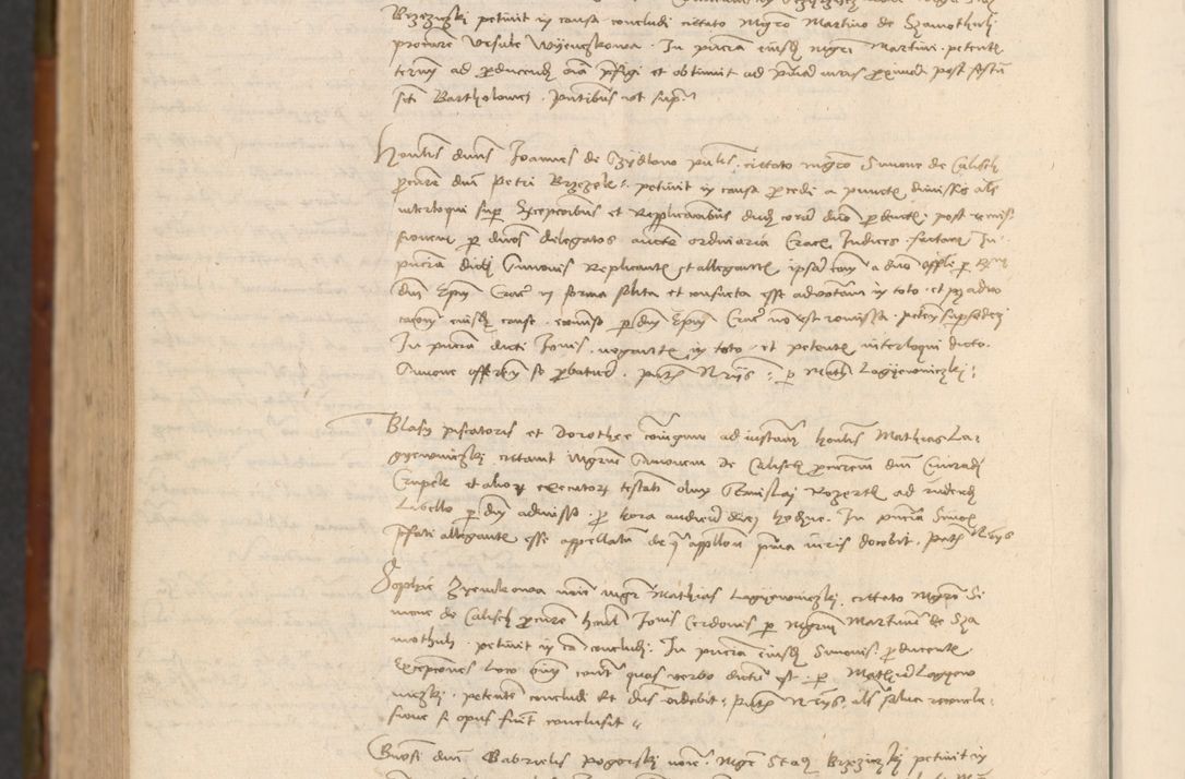Zdjęcie nr 839 dla obiektu archiwalnego: In nomine Domini. Amen. Sub anno eiusdem Domini millesimo quingentesimo vigesimo, indicione octava, pontificatus sanctissimi in Christo patris et domini nostri domini Leonis divina providencia pape decimi moderni anno ad 19 Marcii durante septimo, acta actorum coram venerabili viro domino Thoma Rosznowski canonico et officiali generali Cracoviensi felicibus, sideribus continuantur atque exordium capiunt et Dii faveant ceptis