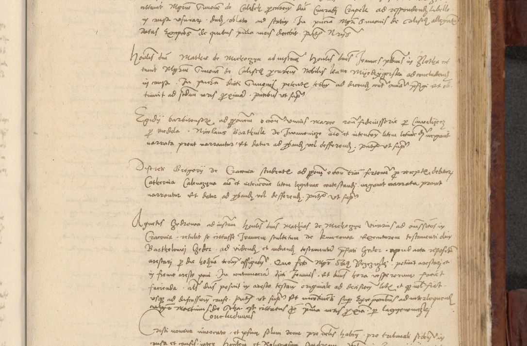 Zdjęcie nr 828 dla obiektu archiwalnego: In nomine Domini. Amen. Sub anno eiusdem Domini millesimo quingentesimo vigesimo, indicione octava, pontificatus sanctissimi in Christo patris et domini nostri domini Leonis divina providencia pape decimi moderni anno ad 19 Marcii durante septimo, acta actorum coram venerabili viro domino Thoma Rosznowski canonico et officiali generali Cracoviensi felicibus, sideribus continuantur atque exordium capiunt et Dii faveant ceptis