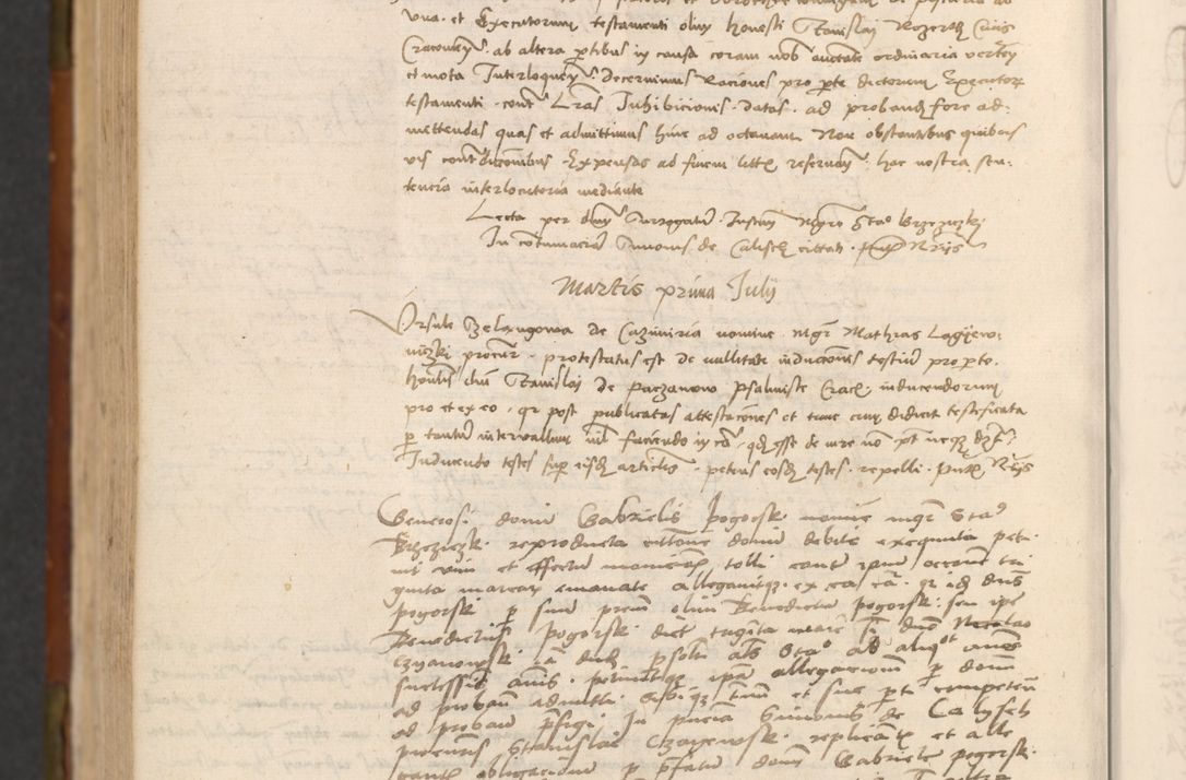 Zdjęcie nr 825 dla obiektu archiwalnego: In nomine Domini. Amen. Sub anno eiusdem Domini millesimo quingentesimo vigesimo, indicione octava, pontificatus sanctissimi in Christo patris et domini nostri domini Leonis divina providencia pape decimi moderni anno ad 19 Marcii durante septimo, acta actorum coram venerabili viro domino Thoma Rosznowski canonico et officiali generali Cracoviensi felicibus, sideribus continuantur atque exordium capiunt et Dii faveant ceptis