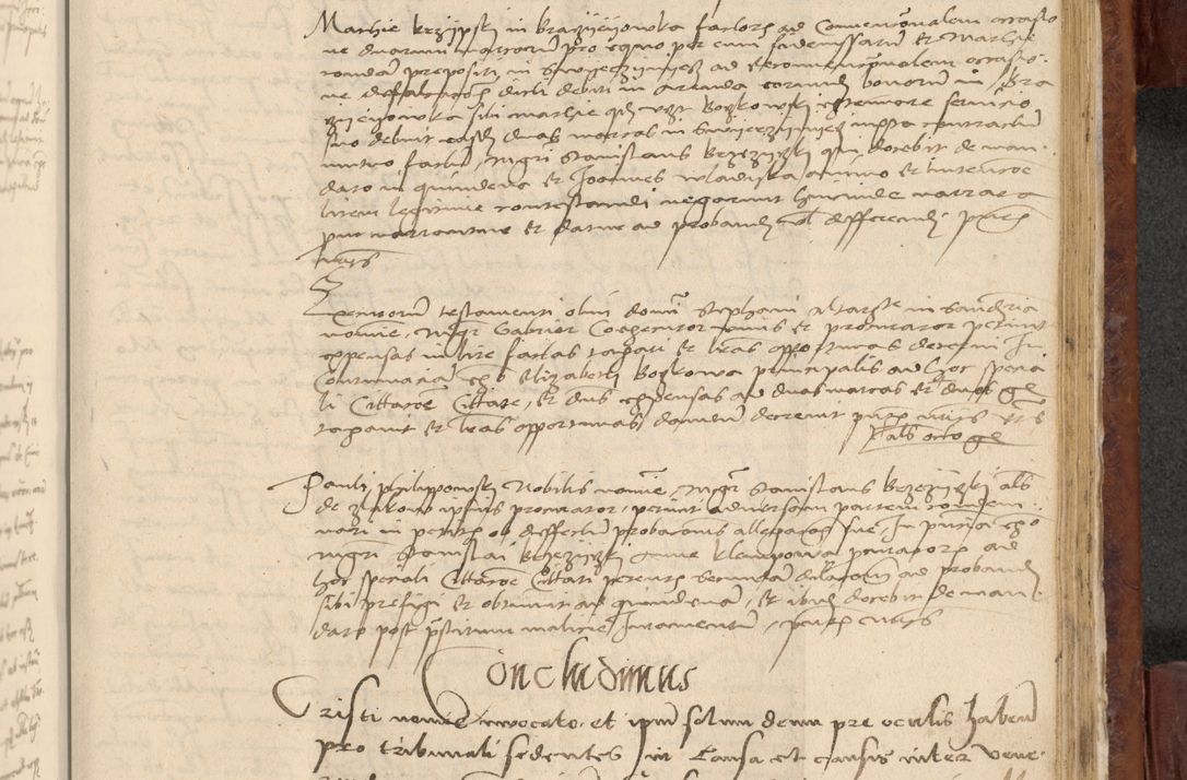 Zdjęcie nr 1010 dla obiektu archiwalnego: In nomine Domini. Amen. Sub anno eiusdem Domini millesimo quingentesimo vigesimo, indicione octava, pontificatus sanctissimi in Christo patris et domini nostri domini Leonis divina providencia pape decimi moderni anno ad 19 Marcii durante septimo, acta actorum coram venerabili viro domino Thoma Rosznowski canonico et officiali generali Cracoviensi felicibus, sideribus continuantur atque exordium capiunt et Dii faveant ceptis