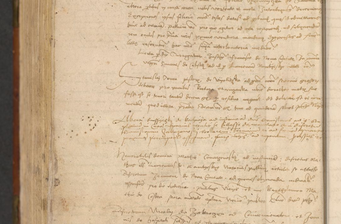 Zdjęcie nr 1155 dla obiektu archiwalnego: In nomine Domini. Amen. Sub anno eiusdem Domini millesimo quingentesimo vigesimo, indicione octava, pontificatus sanctissimi in Christo patris et domini nostri domini Leonis divina providencia pape decimi moderni anno ad 19 Marcii durante septimo, acta actorum coram venerabili viro domino Thoma Rosznowski canonico et officiali generali Cracoviensi felicibus, sideribus continuantur atque exordium capiunt et Dii faveant ceptis