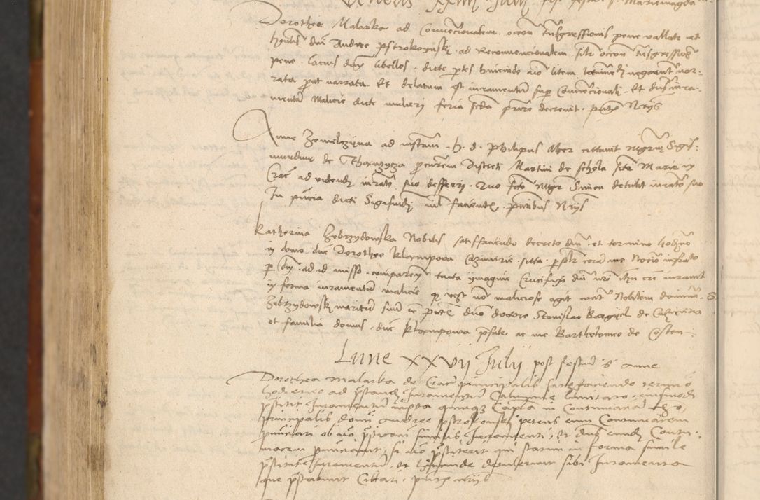 Zdjęcie nr 1145 dla obiektu archiwalnego: In nomine Domini. Amen. Sub anno eiusdem Domini millesimo quingentesimo vigesimo, indicione octava, pontificatus sanctissimi in Christo patris et domini nostri domini Leonis divina providencia pape decimi moderni anno ad 19 Marcii durante septimo, acta actorum coram venerabili viro domino Thoma Rosznowski canonico et officiali generali Cracoviensi felicibus, sideribus continuantur atque exordium capiunt et Dii faveant ceptis