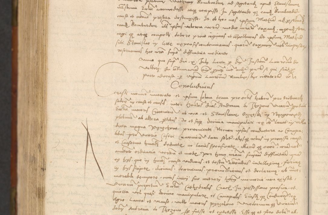 Zdjęcie nr 1141 dla obiektu archiwalnego: In nomine Domini. Amen. Sub anno eiusdem Domini millesimo quingentesimo vigesimo, indicione octava, pontificatus sanctissimi in Christo patris et domini nostri domini Leonis divina providencia pape decimi moderni anno ad 19 Marcii durante septimo, acta actorum coram venerabili viro domino Thoma Rosznowski canonico et officiali generali Cracoviensi felicibus, sideribus continuantur atque exordium capiunt et Dii faveant ceptis
