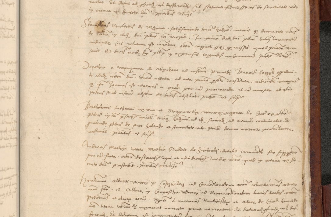 Zdjęcie nr 1138 dla obiektu archiwalnego: In nomine Domini. Amen. Sub anno eiusdem Domini millesimo quingentesimo vigesimo, indicione octava, pontificatus sanctissimi in Christo patris et domini nostri domini Leonis divina providencia pape decimi moderni anno ad 19 Marcii durante septimo, acta actorum coram venerabili viro domino Thoma Rosznowski canonico et officiali generali Cracoviensi felicibus, sideribus continuantur atque exordium capiunt et Dii faveant ceptis