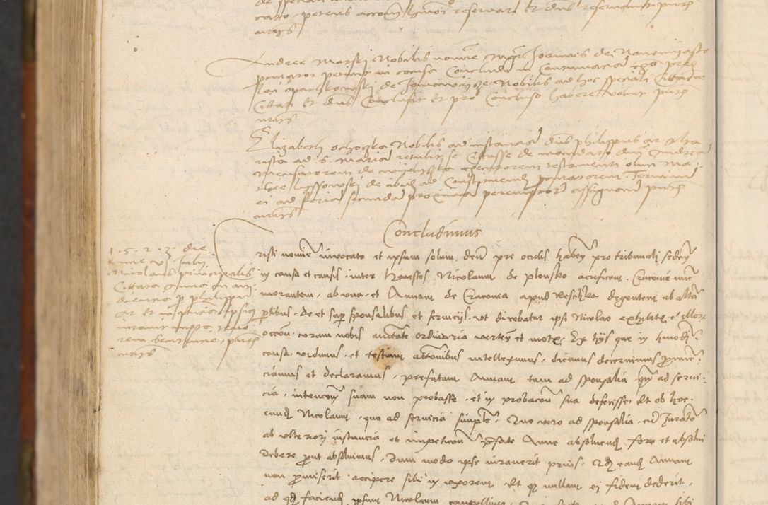 Zdjęcie nr 1131 dla obiektu archiwalnego: In nomine Domini. Amen. Sub anno eiusdem Domini millesimo quingentesimo vigesimo, indicione octava, pontificatus sanctissimi in Christo patris et domini nostri domini Leonis divina providencia pape decimi moderni anno ad 19 Marcii durante septimo, acta actorum coram venerabili viro domino Thoma Rosznowski canonico et officiali generali Cracoviensi felicibus, sideribus continuantur atque exordium capiunt et Dii faveant ceptis