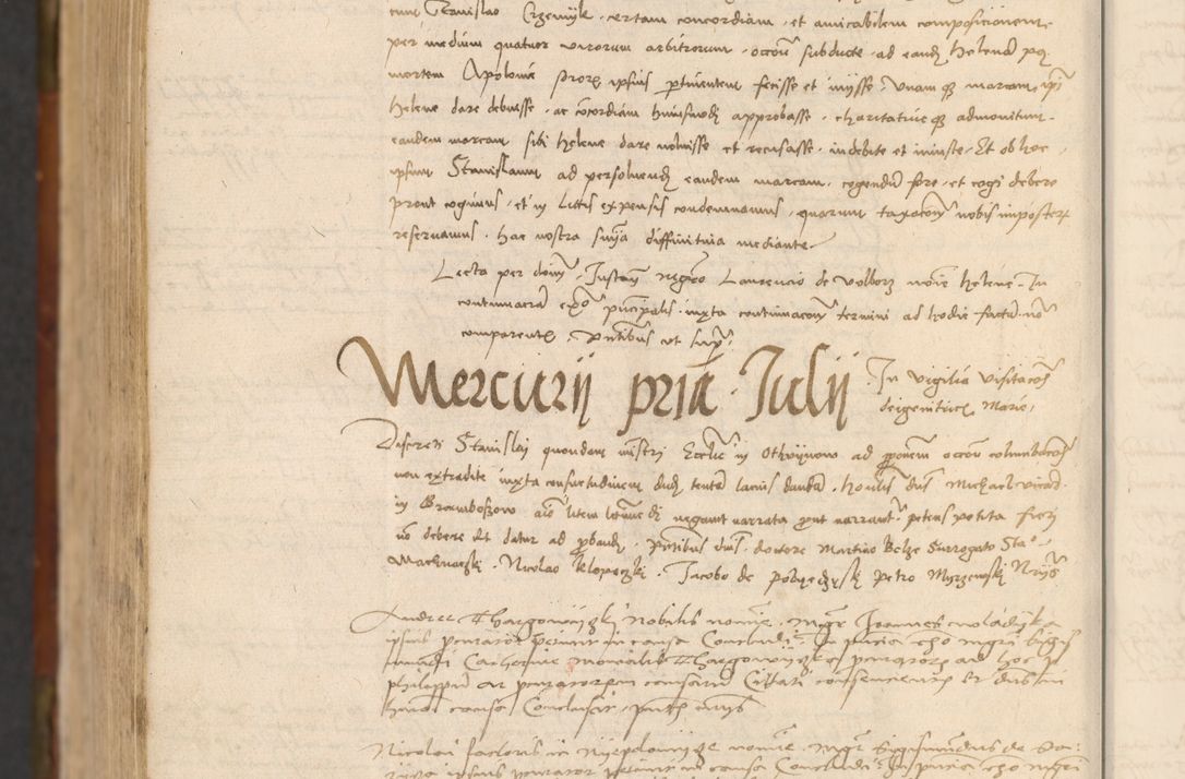 Zdjęcie nr 1127 dla obiektu archiwalnego: In nomine Domini. Amen. Sub anno eiusdem Domini millesimo quingentesimo vigesimo, indicione octava, pontificatus sanctissimi in Christo patris et domini nostri domini Leonis divina providencia pape decimi moderni anno ad 19 Marcii durante septimo, acta actorum coram venerabili viro domino Thoma Rosznowski canonico et officiali generali Cracoviensi felicibus, sideribus continuantur atque exordium capiunt et Dii faveant ceptis