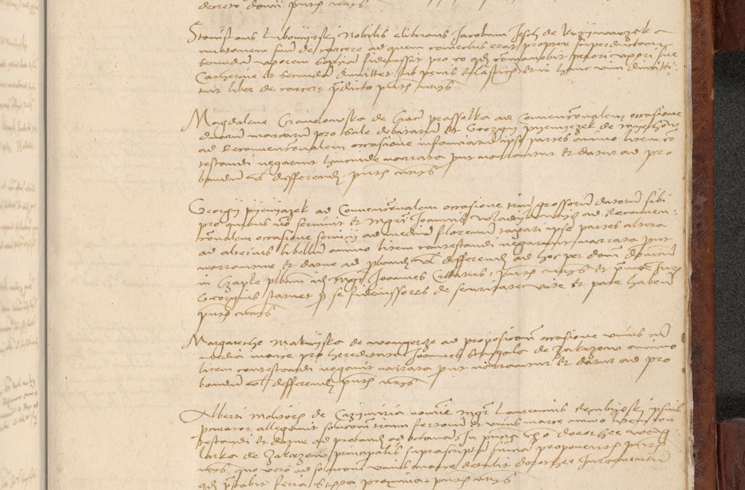 Zdjęcie nr 1122 dla obiektu archiwalnego: In nomine Domini. Amen. Sub anno eiusdem Domini millesimo quingentesimo vigesimo, indicione octava, pontificatus sanctissimi in Christo patris et domini nostri domini Leonis divina providencia pape decimi moderni anno ad 19 Marcii durante septimo, acta actorum coram venerabili viro domino Thoma Rosznowski canonico et officiali generali Cracoviensi felicibus, sideribus continuantur atque exordium capiunt et Dii faveant ceptis