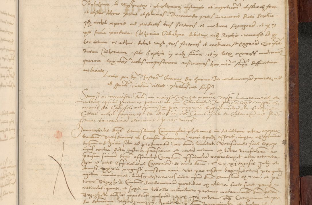 Zdjęcie nr 1120 dla obiektu archiwalnego: In nomine Domini. Amen. Sub anno eiusdem Domini millesimo quingentesimo vigesimo, indicione octava, pontificatus sanctissimi in Christo patris et domini nostri domini Leonis divina providencia pape decimi moderni anno ad 19 Marcii durante septimo, acta actorum coram venerabili viro domino Thoma Rosznowski canonico et officiali generali Cracoviensi felicibus, sideribus continuantur atque exordium capiunt et Dii faveant ceptis