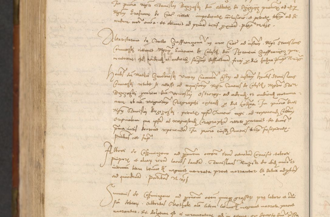 Zdjęcie nr 1109 dla obiektu archiwalnego: In nomine Domini. Amen. Sub anno eiusdem Domini millesimo quingentesimo vigesimo, indicione octava, pontificatus sanctissimi in Christo patris et domini nostri domini Leonis divina providencia pape decimi moderni anno ad 19 Marcii durante septimo, acta actorum coram venerabili viro domino Thoma Rosznowski canonico et officiali generali Cracoviensi felicibus, sideribus continuantur atque exordium capiunt et Dii faveant ceptis