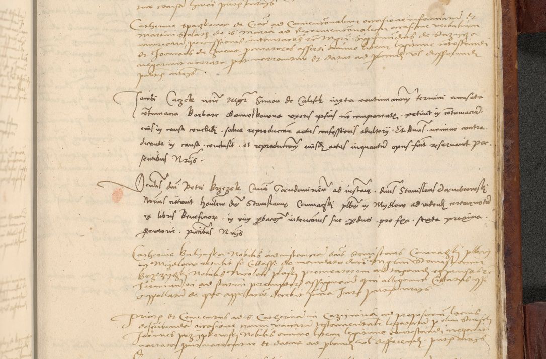 Zdjęcie nr 1102 dla obiektu archiwalnego: In nomine Domini. Amen. Sub anno eiusdem Domini millesimo quingentesimo vigesimo, indicione octava, pontificatus sanctissimi in Christo patris et domini nostri domini Leonis divina providencia pape decimi moderni anno ad 19 Marcii durante septimo, acta actorum coram venerabili viro domino Thoma Rosznowski canonico et officiali generali Cracoviensi felicibus, sideribus continuantur atque exordium capiunt et Dii faveant ceptis