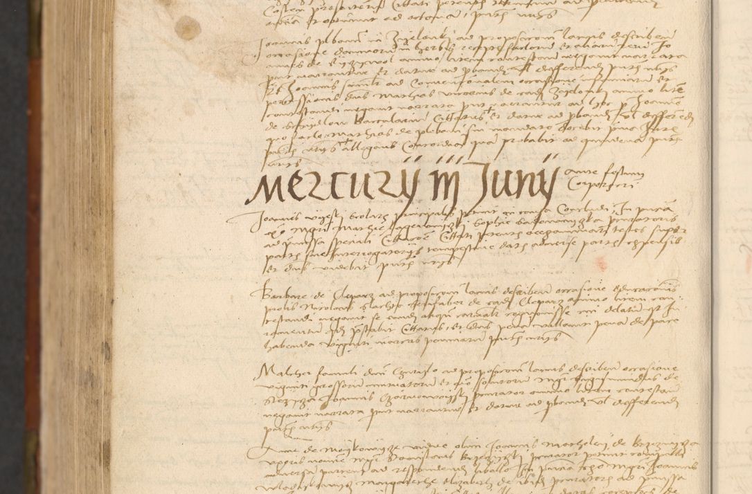 Zdjęcie nr 1101 dla obiektu archiwalnego: In nomine Domini. Amen. Sub anno eiusdem Domini millesimo quingentesimo vigesimo, indicione octava, pontificatus sanctissimi in Christo patris et domini nostri domini Leonis divina providencia pape decimi moderni anno ad 19 Marcii durante septimo, acta actorum coram venerabili viro domino Thoma Rosznowski canonico et officiali generali Cracoviensi felicibus, sideribus continuantur atque exordium capiunt et Dii faveant ceptis