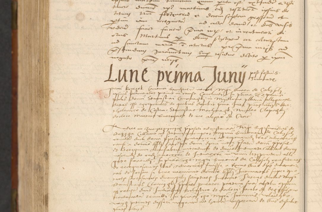 Zdjęcie nr 1099 dla obiektu archiwalnego: In nomine Domini. Amen. Sub anno eiusdem Domini millesimo quingentesimo vigesimo, indicione octava, pontificatus sanctissimi in Christo patris et domini nostri domini Leonis divina providencia pape decimi moderni anno ad 19 Marcii durante septimo, acta actorum coram venerabili viro domino Thoma Rosznowski canonico et officiali generali Cracoviensi felicibus, sideribus continuantur atque exordium capiunt et Dii faveant ceptis