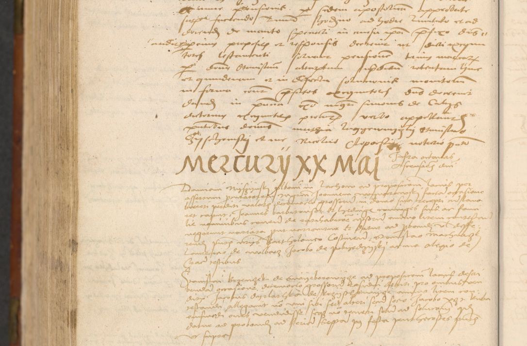 Zdjęcie nr 1089 dla obiektu archiwalnego: In nomine Domini. Amen. Sub anno eiusdem Domini millesimo quingentesimo vigesimo, indicione octava, pontificatus sanctissimi in Christo patris et domini nostri domini Leonis divina providencia pape decimi moderni anno ad 19 Marcii durante septimo, acta actorum coram venerabili viro domino Thoma Rosznowski canonico et officiali generali Cracoviensi felicibus, sideribus continuantur atque exordium capiunt et Dii faveant ceptis