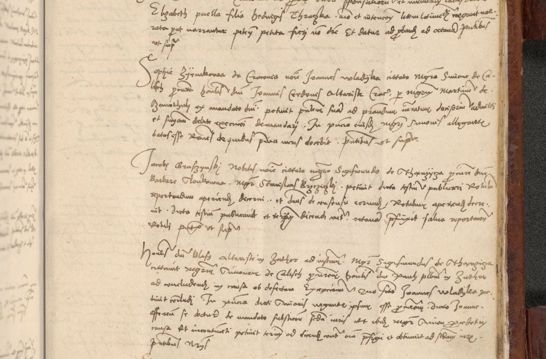 Zdjęcie nr 1088 dla obiektu archiwalnego: In nomine Domini. Amen. Sub anno eiusdem Domini millesimo quingentesimo vigesimo, indicione octava, pontificatus sanctissimi in Christo patris et domini nostri domini Leonis divina providencia pape decimi moderni anno ad 19 Marcii durante septimo, acta actorum coram venerabili viro domino Thoma Rosznowski canonico et officiali generali Cracoviensi felicibus, sideribus continuantur atque exordium capiunt et Dii faveant ceptis