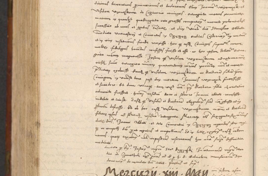 Zdjęcie nr 1081 dla obiektu archiwalnego: In nomine Domini. Amen. Sub anno eiusdem Domini millesimo quingentesimo vigesimo, indicione octava, pontificatus sanctissimi in Christo patris et domini nostri domini Leonis divina providencia pape decimi moderni anno ad 19 Marcii durante septimo, acta actorum coram venerabili viro domino Thoma Rosznowski canonico et officiali generali Cracoviensi felicibus, sideribus continuantur atque exordium capiunt et Dii faveant ceptis