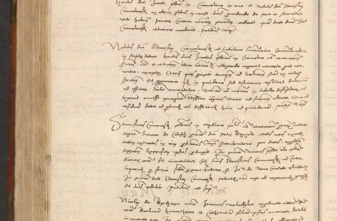 Zdjęcie nr 1073 dla obiektu archiwalnego: In nomine Domini. Amen. Sub anno eiusdem Domini millesimo quingentesimo vigesimo, indicione octava, pontificatus sanctissimi in Christo patris et domini nostri domini Leonis divina providencia pape decimi moderni anno ad 19 Marcii durante septimo, acta actorum coram venerabili viro domino Thoma Rosznowski canonico et officiali generali Cracoviensi felicibus, sideribus continuantur atque exordium capiunt et Dii faveant ceptis