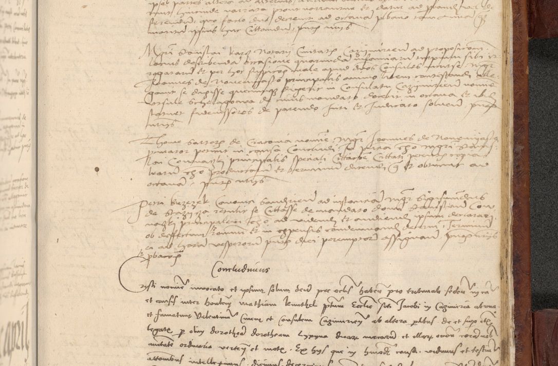 Zdjęcie nr 1070 dla obiektu archiwalnego: In nomine Domini. Amen. Sub anno eiusdem Domini millesimo quingentesimo vigesimo, indicione octava, pontificatus sanctissimi in Christo patris et domini nostri domini Leonis divina providencia pape decimi moderni anno ad 19 Marcii durante septimo, acta actorum coram venerabili viro domino Thoma Rosznowski canonico et officiali generali Cracoviensi felicibus, sideribus continuantur atque exordium capiunt et Dii faveant ceptis