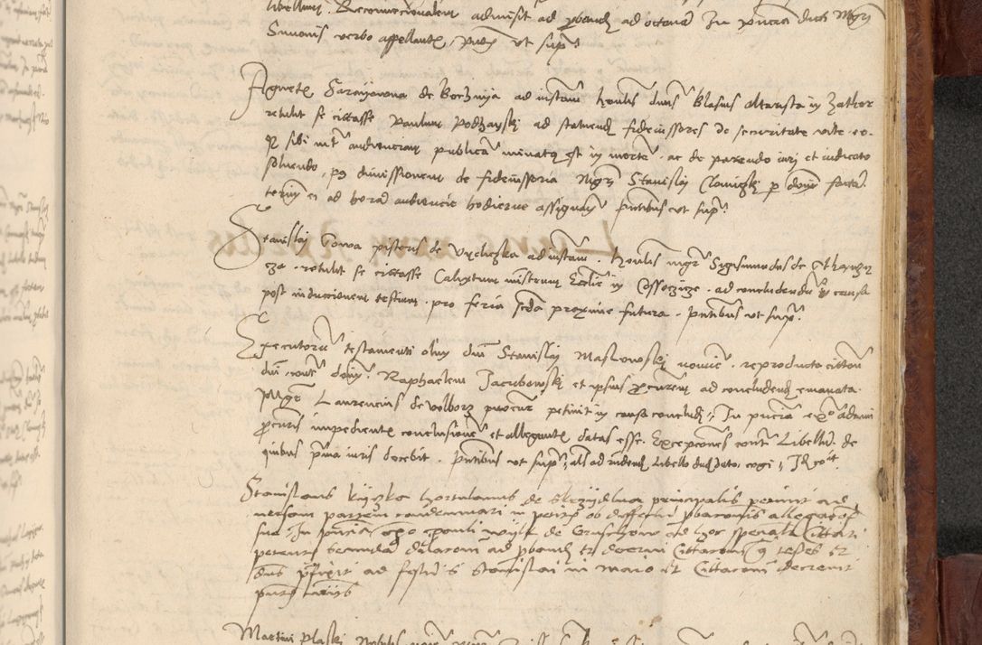 Zdjęcie nr 1066 dla obiektu archiwalnego: In nomine Domini. Amen. Sub anno eiusdem Domini millesimo quingentesimo vigesimo, indicione octava, pontificatus sanctissimi in Christo patris et domini nostri domini Leonis divina providencia pape decimi moderni anno ad 19 Marcii durante septimo, acta actorum coram venerabili viro domino Thoma Rosznowski canonico et officiali generali Cracoviensi felicibus, sideribus continuantur atque exordium capiunt et Dii faveant ceptis