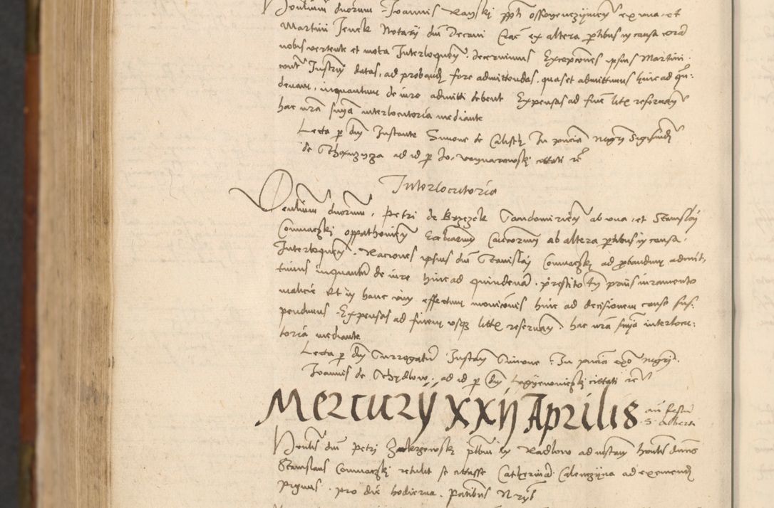 Zdjęcie nr 1063 dla obiektu archiwalnego: In nomine Domini. Amen. Sub anno eiusdem Domini millesimo quingentesimo vigesimo, indicione octava, pontificatus sanctissimi in Christo patris et domini nostri domini Leonis divina providencia pape decimi moderni anno ad 19 Marcii durante septimo, acta actorum coram venerabili viro domino Thoma Rosznowski canonico et officiali generali Cracoviensi felicibus, sideribus continuantur atque exordium capiunt et Dii faveant ceptis