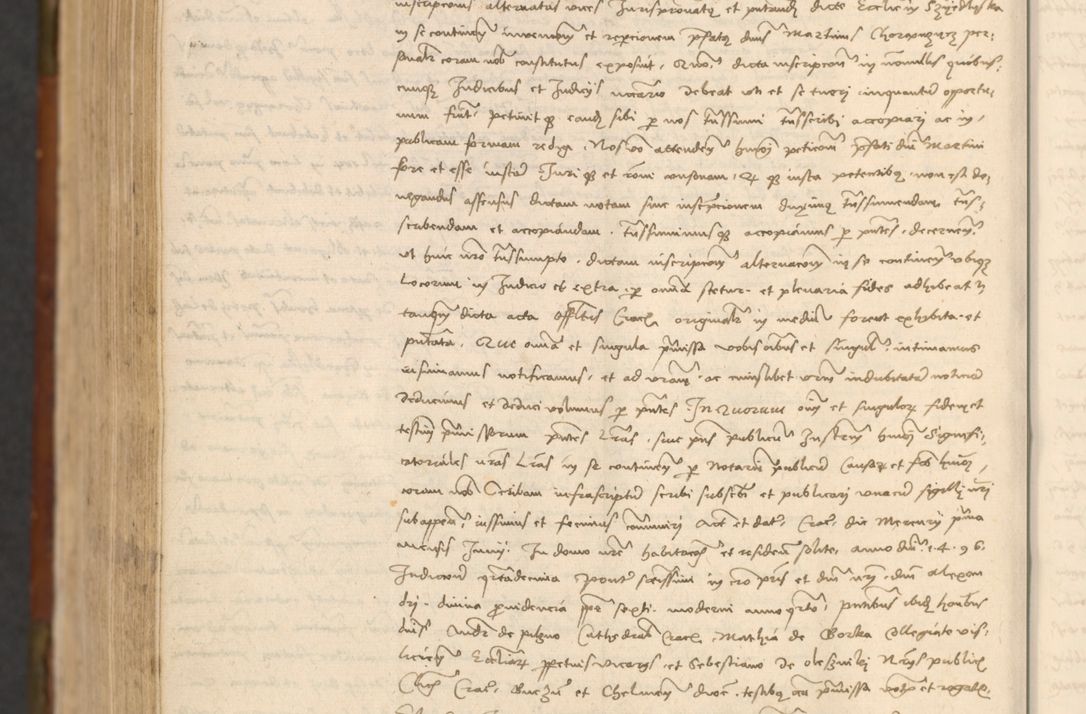 Zdjęcie nr 1055 dla obiektu archiwalnego: In nomine Domini. Amen. Sub anno eiusdem Domini millesimo quingentesimo vigesimo, indicione octava, pontificatus sanctissimi in Christo patris et domini nostri domini Leonis divina providencia pape decimi moderni anno ad 19 Marcii durante septimo, acta actorum coram venerabili viro domino Thoma Rosznowski canonico et officiali generali Cracoviensi felicibus, sideribus continuantur atque exordium capiunt et Dii faveant ceptis