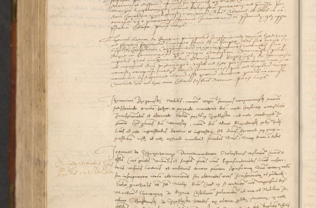 Zdjęcie nr 1053 dla obiektu archiwalnego: In nomine Domini. Amen. Sub anno eiusdem Domini millesimo quingentesimo vigesimo, indicione octava, pontificatus sanctissimi in Christo patris et domini nostri domini Leonis divina providencia pape decimi moderni anno ad 19 Marcii durante septimo, acta actorum coram venerabili viro domino Thoma Rosznowski canonico et officiali generali Cracoviensi felicibus, sideribus continuantur atque exordium capiunt et Dii faveant ceptis