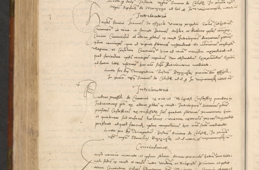 Zdjęcie nr 1047 dla obiektu archiwalnego: In nomine Domini. Amen. Sub anno eiusdem Domini millesimo quingentesimo vigesimo, indicione octava, pontificatus sanctissimi in Christo patris et domini nostri domini Leonis divina providencia pape decimi moderni anno ad 19 Marcii durante septimo, acta actorum coram venerabili viro domino Thoma Rosznowski canonico et officiali generali Cracoviensi felicibus, sideribus continuantur atque exordium capiunt et Dii faveant ceptis