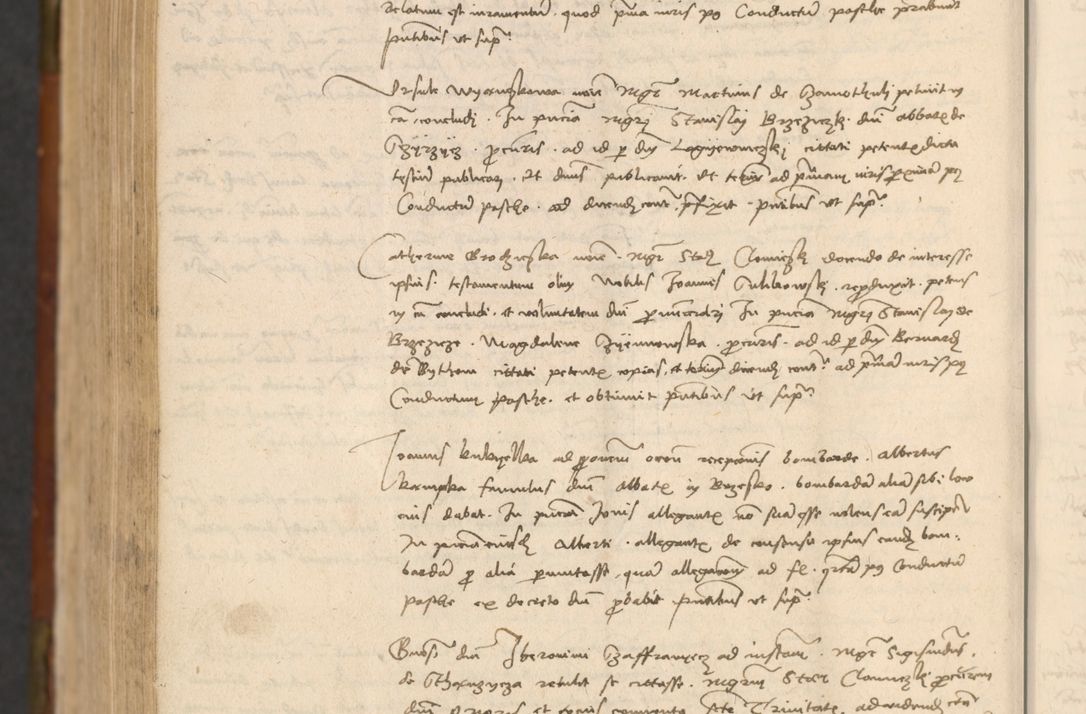 Zdjęcie nr 1041 dla obiektu archiwalnego: In nomine Domini. Amen. Sub anno eiusdem Domini millesimo quingentesimo vigesimo, indicione octava, pontificatus sanctissimi in Christo patris et domini nostri domini Leonis divina providencia pape decimi moderni anno ad 19 Marcii durante septimo, acta actorum coram venerabili viro domino Thoma Rosznowski canonico et officiali generali Cracoviensi felicibus, sideribus continuantur atque exordium capiunt et Dii faveant ceptis