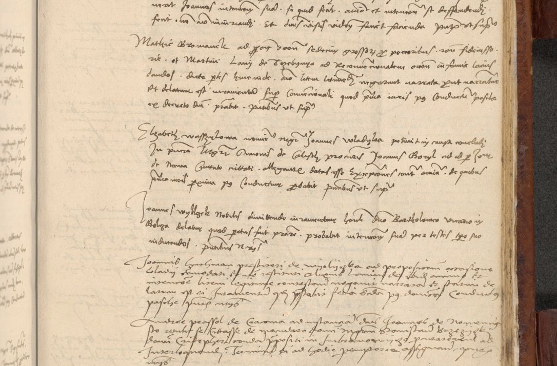 Zdjęcie nr 1042 dla obiektu archiwalnego: In nomine Domini. Amen. Sub anno eiusdem Domini millesimo quingentesimo vigesimo, indicione octava, pontificatus sanctissimi in Christo patris et domini nostri domini Leonis divina providencia pape decimi moderni anno ad 19 Marcii durante septimo, acta actorum coram venerabili viro domino Thoma Rosznowski canonico et officiali generali Cracoviensi felicibus, sideribus continuantur atque exordium capiunt et Dii faveant ceptis