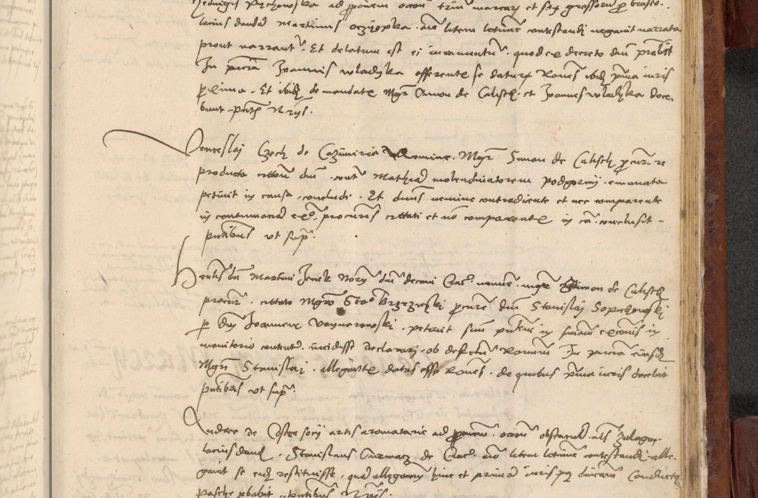 Zdjęcie nr 1038 dla obiektu archiwalnego: In nomine Domini. Amen. Sub anno eiusdem Domini millesimo quingentesimo vigesimo, indicione octava, pontificatus sanctissimi in Christo patris et domini nostri domini Leonis divina providencia pape decimi moderni anno ad 19 Marcii durante septimo, acta actorum coram venerabili viro domino Thoma Rosznowski canonico et officiali generali Cracoviensi felicibus, sideribus continuantur atque exordium capiunt et Dii faveant ceptis