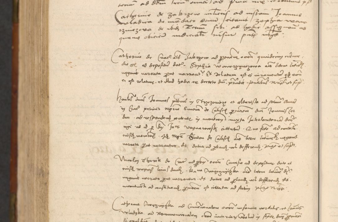 Zdjęcie nr 1033 dla obiektu archiwalnego: In nomine Domini. Amen. Sub anno eiusdem Domini millesimo quingentesimo vigesimo, indicione octava, pontificatus sanctissimi in Christo patris et domini nostri domini Leonis divina providencia pape decimi moderni anno ad 19 Marcii durante septimo, acta actorum coram venerabili viro domino Thoma Rosznowski canonico et officiali generali Cracoviensi felicibus, sideribus continuantur atque exordium capiunt et Dii faveant ceptis