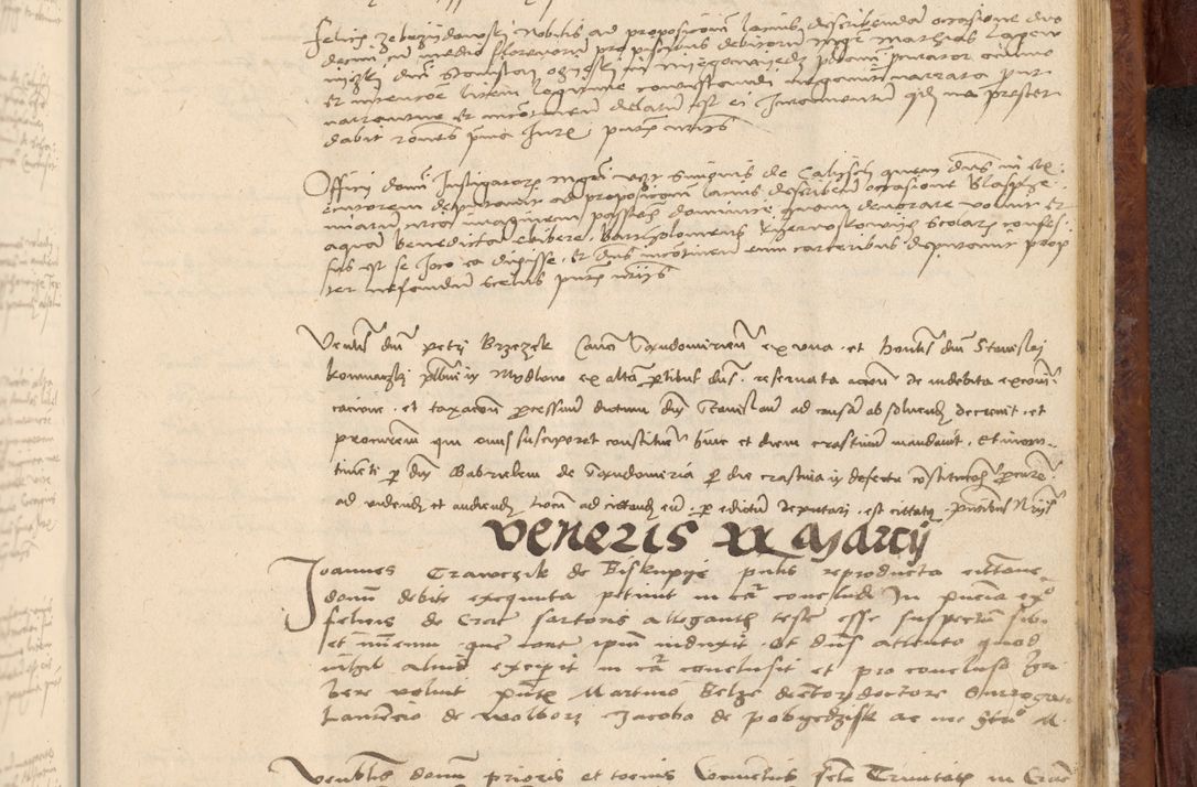 Zdjęcie nr 1032 dla obiektu archiwalnego: In nomine Domini. Amen. Sub anno eiusdem Domini millesimo quingentesimo vigesimo, indicione octava, pontificatus sanctissimi in Christo patris et domini nostri domini Leonis divina providencia pape decimi moderni anno ad 19 Marcii durante septimo, acta actorum coram venerabili viro domino Thoma Rosznowski canonico et officiali generali Cracoviensi felicibus, sideribus continuantur atque exordium capiunt et Dii faveant ceptis