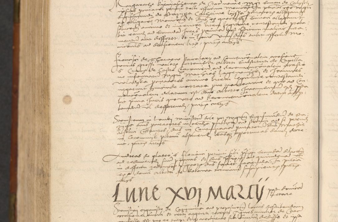 Zdjęcie nr 1027 dla obiektu archiwalnego: In nomine Domini. Amen. Sub anno eiusdem Domini millesimo quingentesimo vigesimo, indicione octava, pontificatus sanctissimi in Christo patris et domini nostri domini Leonis divina providencia pape decimi moderni anno ad 19 Marcii durante septimo, acta actorum coram venerabili viro domino Thoma Rosznowski canonico et officiali generali Cracoviensi felicibus, sideribus continuantur atque exordium capiunt et Dii faveant ceptis