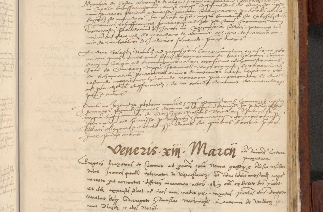 Zdjęcie nr 1022 dla obiektu archiwalnego: In nomine Domini. Amen. Sub anno eiusdem Domini millesimo quingentesimo vigesimo, indicione octava, pontificatus sanctissimi in Christo patris et domini nostri domini Leonis divina providencia pape decimi moderni anno ad 19 Marcii durante septimo, acta actorum coram venerabili viro domino Thoma Rosznowski canonico et officiali generali Cracoviensi felicibus, sideribus continuantur atque exordium capiunt et Dii faveant ceptis
