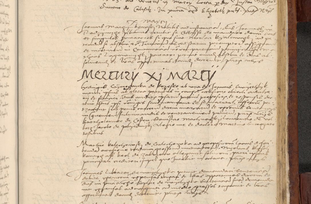 Zdjęcie nr 1020 dla obiektu archiwalnego: In nomine Domini. Amen. Sub anno eiusdem Domini millesimo quingentesimo vigesimo, indicione octava, pontificatus sanctissimi in Christo patris et domini nostri domini Leonis divina providencia pape decimi moderni anno ad 19 Marcii durante septimo, acta actorum coram venerabili viro domino Thoma Rosznowski canonico et officiali generali Cracoviensi felicibus, sideribus continuantur atque exordium capiunt et Dii faveant ceptis
