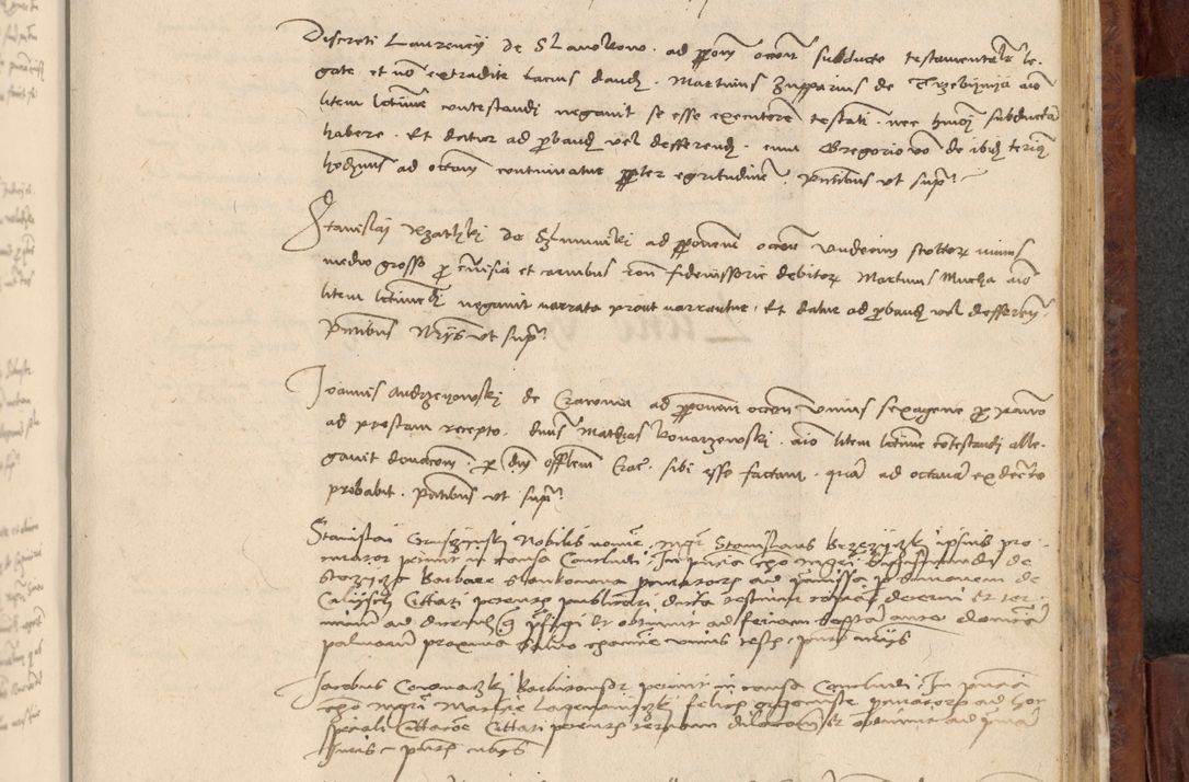 Zdjęcie nr 1016 dla obiektu archiwalnego: In nomine Domini. Amen. Sub anno eiusdem Domini millesimo quingentesimo vigesimo, indicione octava, pontificatus sanctissimi in Christo patris et domini nostri domini Leonis divina providencia pape decimi moderni anno ad 19 Marcii durante septimo, acta actorum coram venerabili viro domino Thoma Rosznowski canonico et officiali generali Cracoviensi felicibus, sideribus continuantur atque exordium capiunt et Dii faveant ceptis
