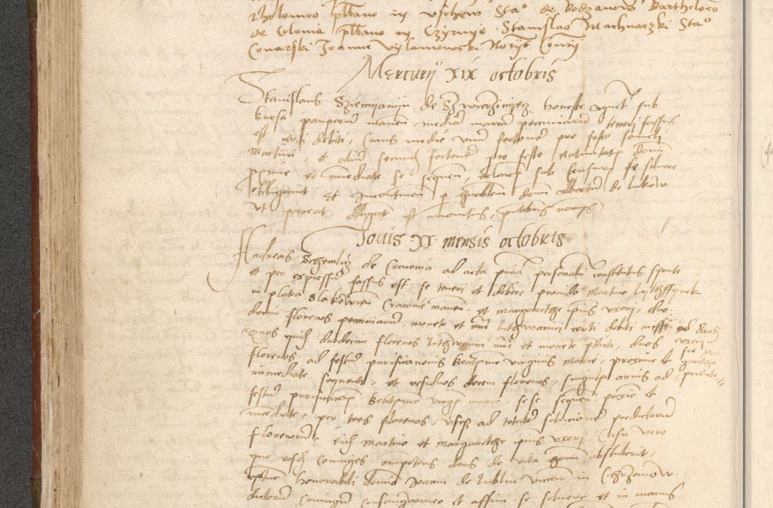 Zdjęcie nr 199 dla obiektu archiwalnego: Acta obligationum coram reverendo patre domino Thoma Rosnowsky canonico et officiali generali Cracoviensi ad annum Domini 1518