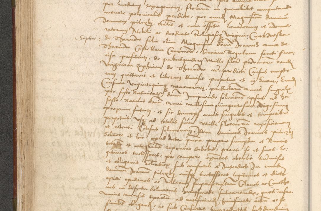 Zdjęcie nr 201 dla obiektu archiwalnego: Acta obligationum coram reverendo patre domino Thoma Rosnowsky canonico et officiali generali Cracoviensi ad annum Domini 1518