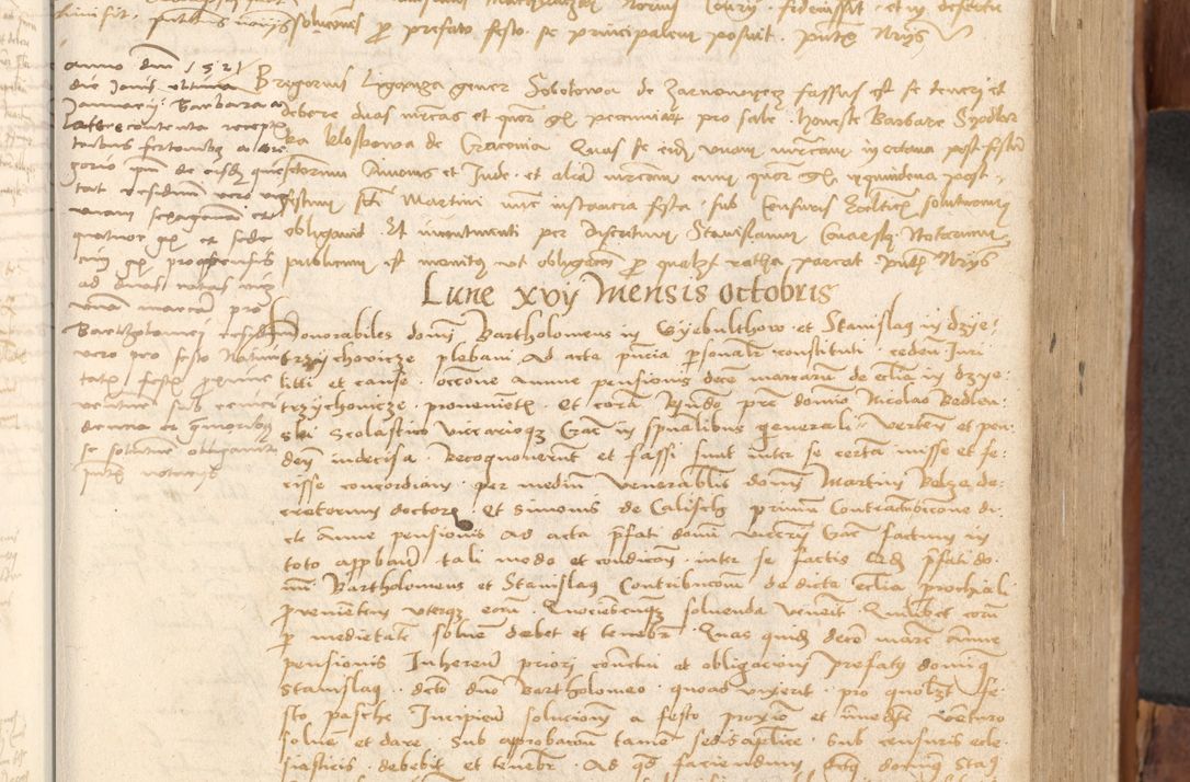 Zdjęcie nr 198 dla obiektu archiwalnego: Acta obligationum coram reverendo patre domino Thoma Rosnowsky canonico et officiali generali Cracoviensi ad annum Domini 1518