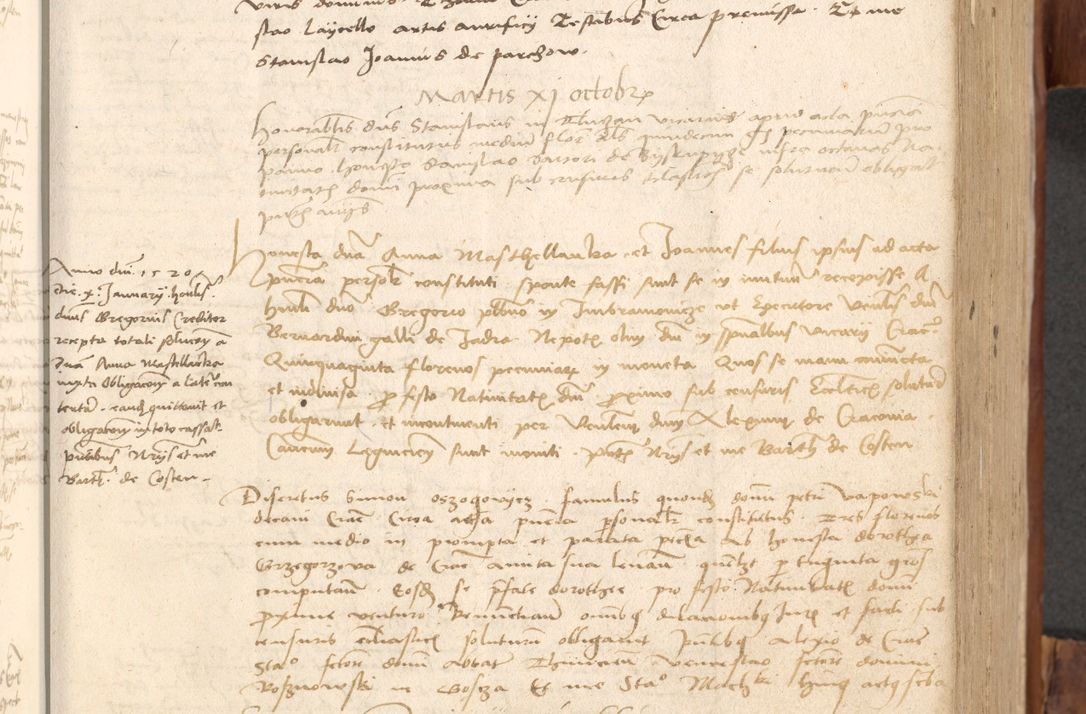Zdjęcie nr 196 dla obiektu archiwalnego: Acta obligationum coram reverendo patre domino Thoma Rosnowsky canonico et officiali generali Cracoviensi ad annum Domini 1518