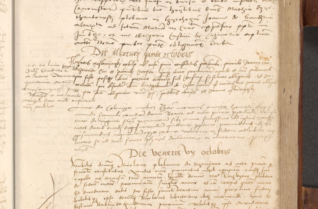 Zdjęcie nr 194 dla obiektu archiwalnego: Acta obligationum coram reverendo patre domino Thoma Rosnowsky canonico et officiali generali Cracoviensi ad annum Domini 1518