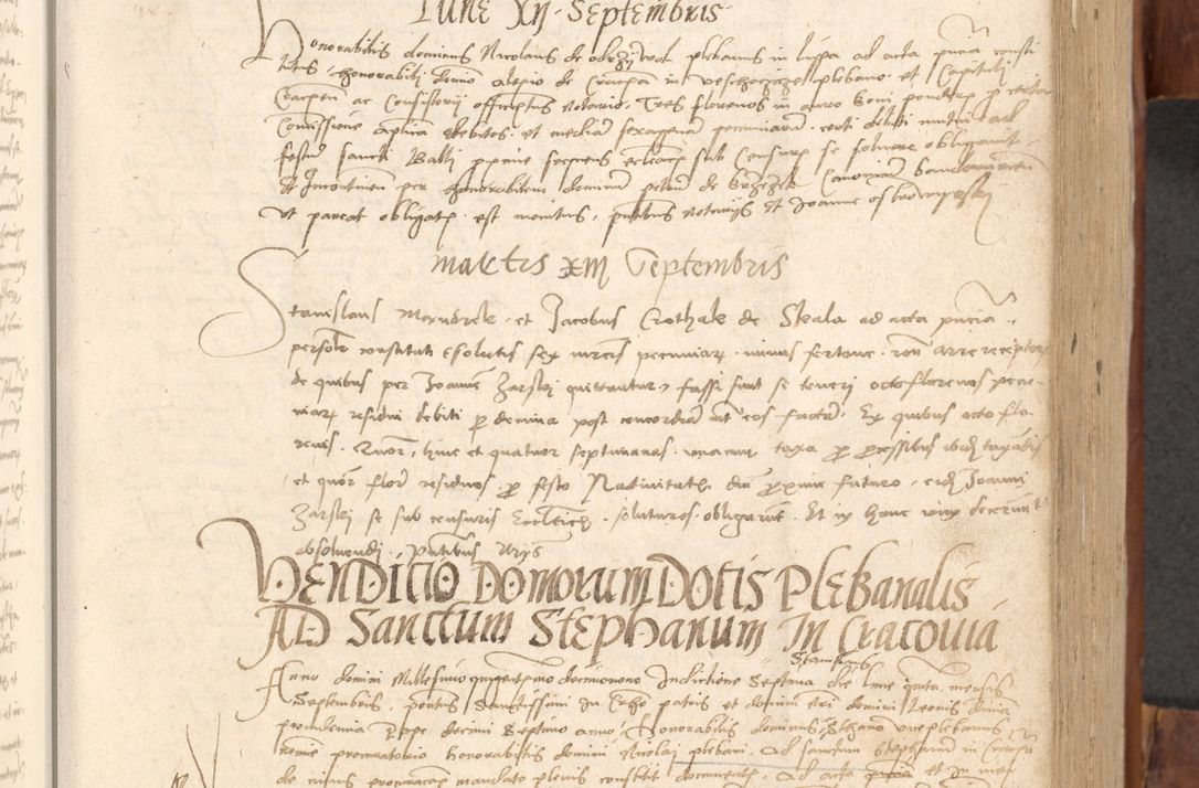 Zdjęcie nr 188 dla obiektu archiwalnego: Acta obligationum coram reverendo patre domino Thoma Rosnowsky canonico et officiali generali Cracoviensi ad annum Domini 1518