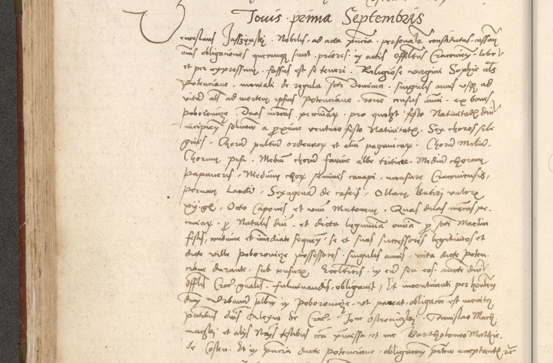 Zdjęcie nr 183 dla obiektu archiwalnego: Acta obligationum coram reverendo patre domino Thoma Rosnowsky canonico et officiali generali Cracoviensi ad annum Domini 1518