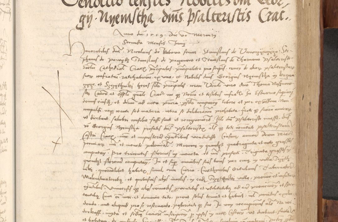 Zdjęcie nr 186 dla obiektu archiwalnego: Acta obligationum coram reverendo patre domino Thoma Rosnowsky canonico et officiali generali Cracoviensi ad annum Domini 1518