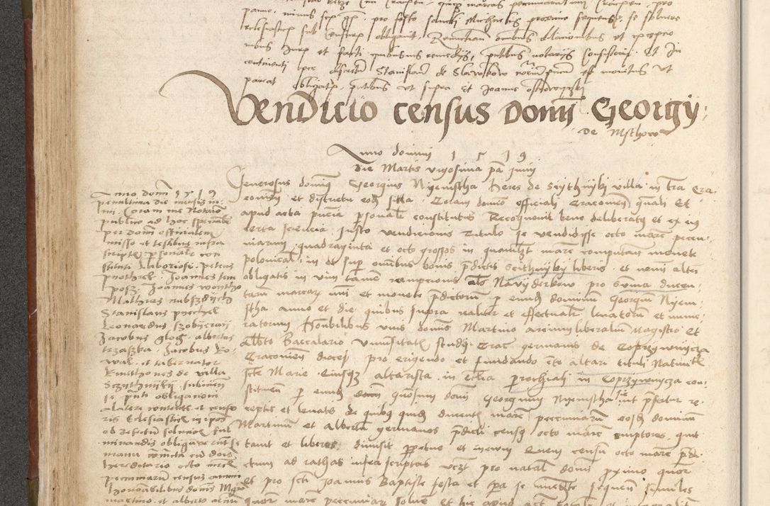 Zdjęcie nr 177 dla obiektu archiwalnego: Acta obligationum coram reverendo patre domino Thoma Rosnowsky canonico et officiali generali Cracoviensi ad annum Domini 1518